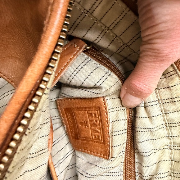 Frye Tan Leather Crossbody Bag - Picture 11 of 12